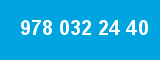 978 032 24 40 978 032 24 40